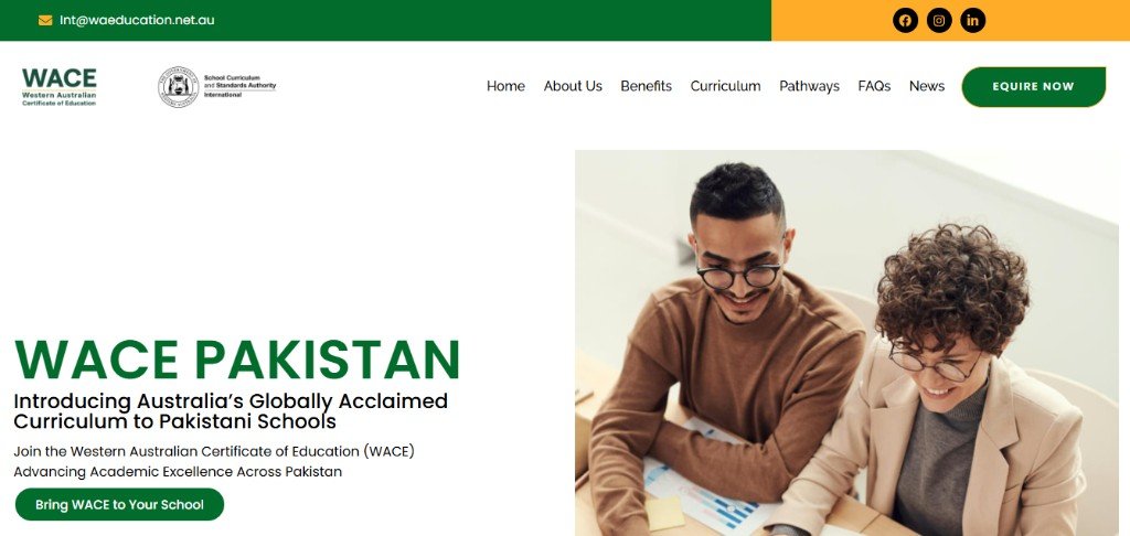 WACE Pakistan website